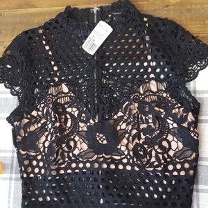 black crop top